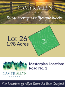 Lot 26 - Camyr Allyn Estate